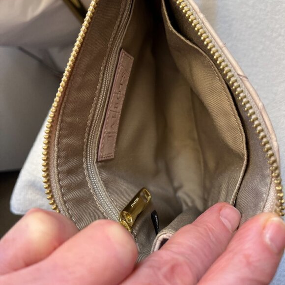 Talbots Croco Embossed Leather Wristlet Clutch - Picture 4 of 14